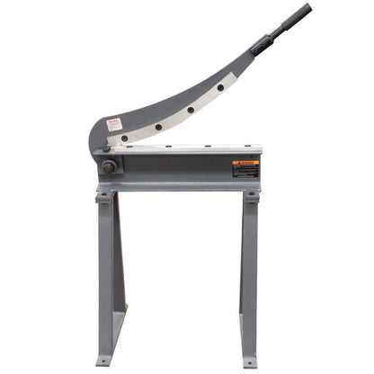 Kaka industrial HS-20 Guillotine Metal Shear, 20 in Bed Width, 16 Gauge/1.5 mm Metal Guillotine Shear with a Stand for Construction Work Sheet Metal Fabrication Plate Cutting Cutter - 172107