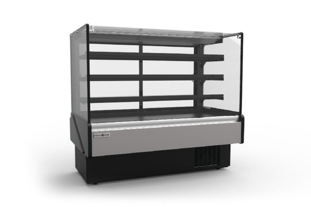 Hydra-Kool  | 40" Wide Non-Refrigerated Flat Glass Bakery Display Case - KBD-FG-40-D