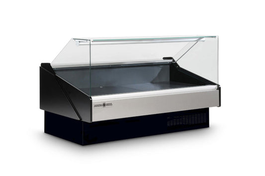 Hydra-Kool  | 117" Wide Self Contained Flat Glass Deli Display Case - KFM-FG-120-S