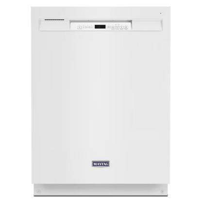 Maytag Front Control 24-in Built-In Dishwasher (White), 50-dBA -  MDB4949SKW