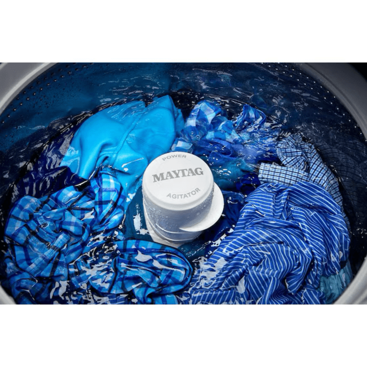 Maytag Smart Capable 4.7-cu ft High Efficiency Agitator Smart Top-Load Washer White - MVW6230HW