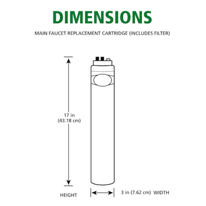 A.O. Smith Advanced Direct Connect Single-stage Carbon Block Under Sink Water Filtration System - Item # 12231962 | Model # AO-MF-ADV