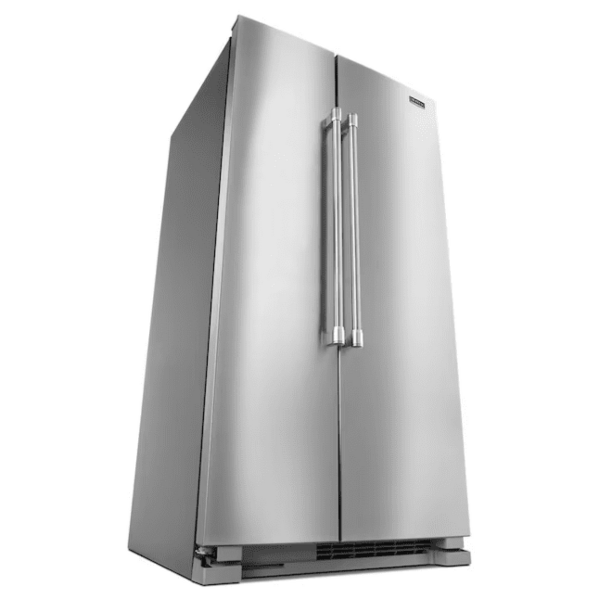 Maytag 24.9-cu ft Side-by-Side Refrigerator Fingerprint Resistant Stainless Steel - MSS25N4MKZ