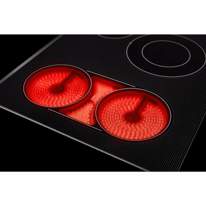 Maytag 30-in 4 Elements Smooth Surface Radiant Stainless Steel Electric Cooktop - MEC8830HS
