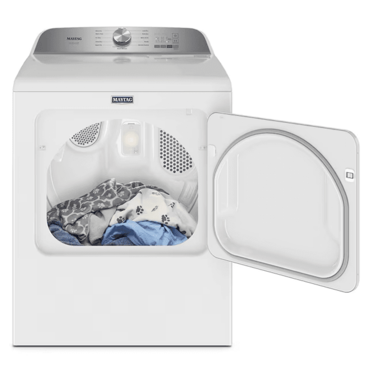 Maytag Pet Pro 7-cu ft Steam Cycle Electric Dryer White - MED6500MW