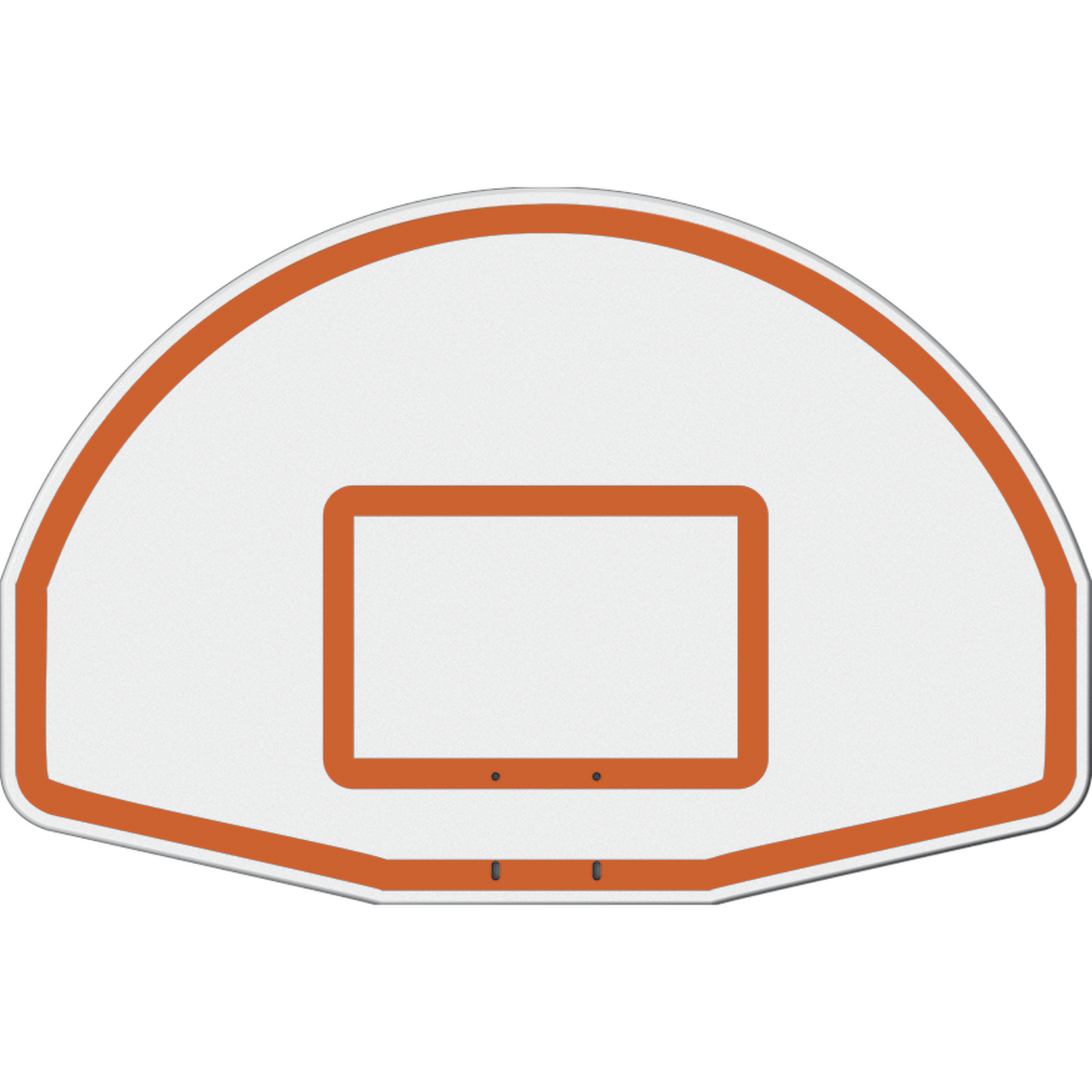 Jaypro Aluminum Fan Backboard (56"W x 36"H) (Outdoor) - ALB-24BT