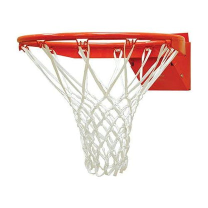 Jaypro Straight Post Basketball System (4-1/2" Pole with 4' Offset) 72"W x 42"H Perforated Aluminum Backboard