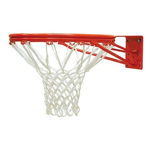 Jaypro Straight Post Basketball System (4-1/2" Pole with 4' Offset) 72"W x 42"H Perforated Aluminum Backboard