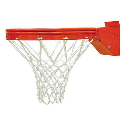 Jaypro Straight Post Basketball System (5-9/16" Pole with 6' Offset) 72"W x 42"H Perforated Steel Backboard - SPA6-PERF-DR