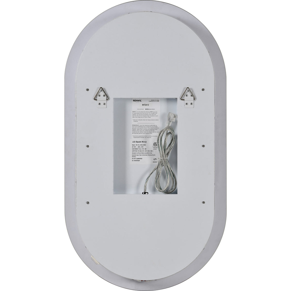 RenWil Kato Rectangle LED Mirror NDD221M041 - MT2412