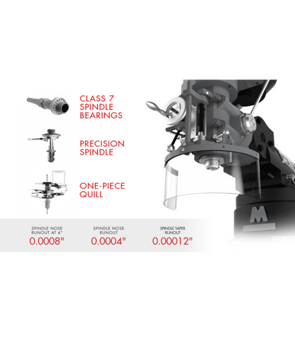 JET Elite EVS-949 Mill with 3-Axis Newall DP700 (Quill) DRO - JT9-894358