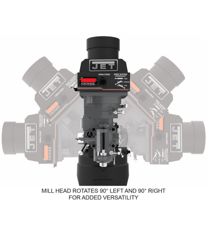 JET Elite EVS-949 Mill with 3-Axis Newall DP700 (Knee) DRO - JT9-894365