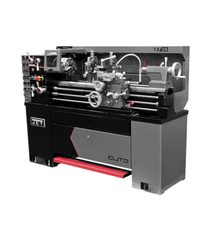 JET Elite Lathe E-1236VS with Taper Attachment and Collet Closer - JT9-892302