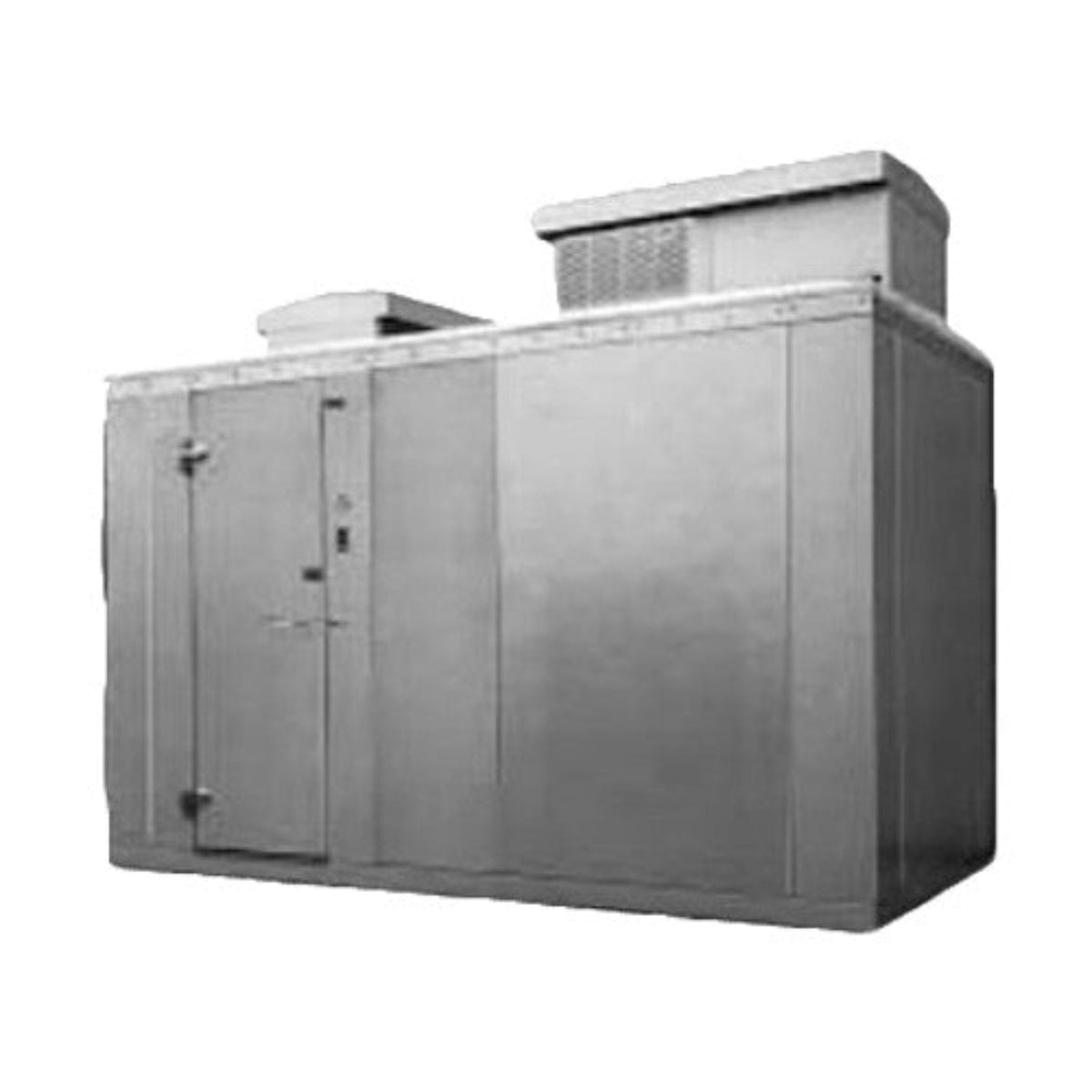 Nor-LakeWide (Door Side) Outdoor Walk-In Freezer -10°F w/ Floor 6'7"H - NLKODF88C