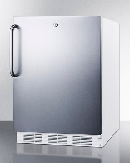 Accucold Summit - 24" Wide Built-In Refrigerator-Freezer, ADA Compliant  -  CT66LWBISSTBADA