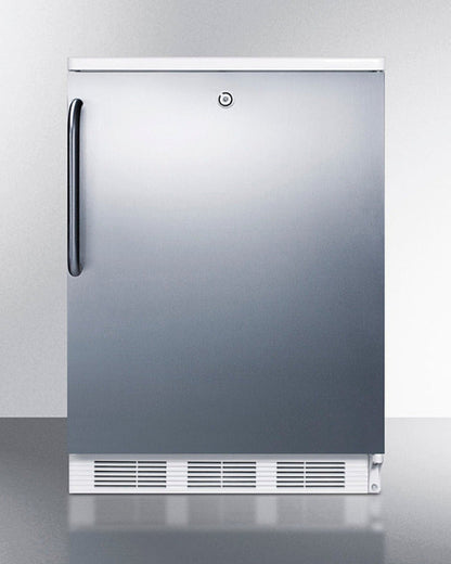 Summit - 24" Wide Built-In All-Refrigerator -  FF6LWBI7SSTB