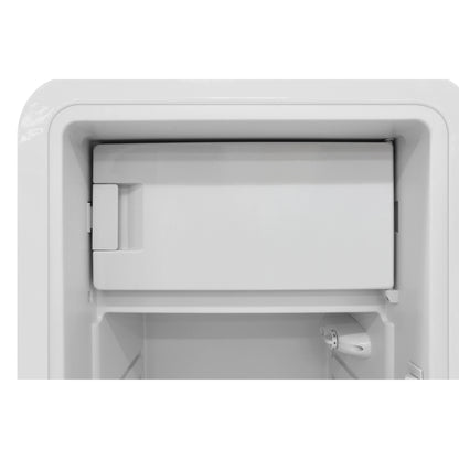 Vinotemp Retro Refrigerator, in White - BR-RETRO-01-W