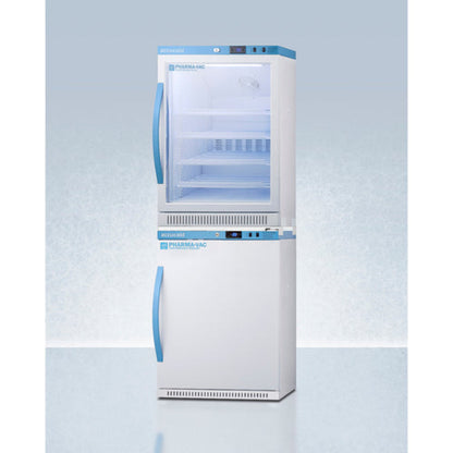 Accucold - 24" Wide All-Refrigerator/All-Freezer Combination - ARG6PV-VT65MLSTACKMED2