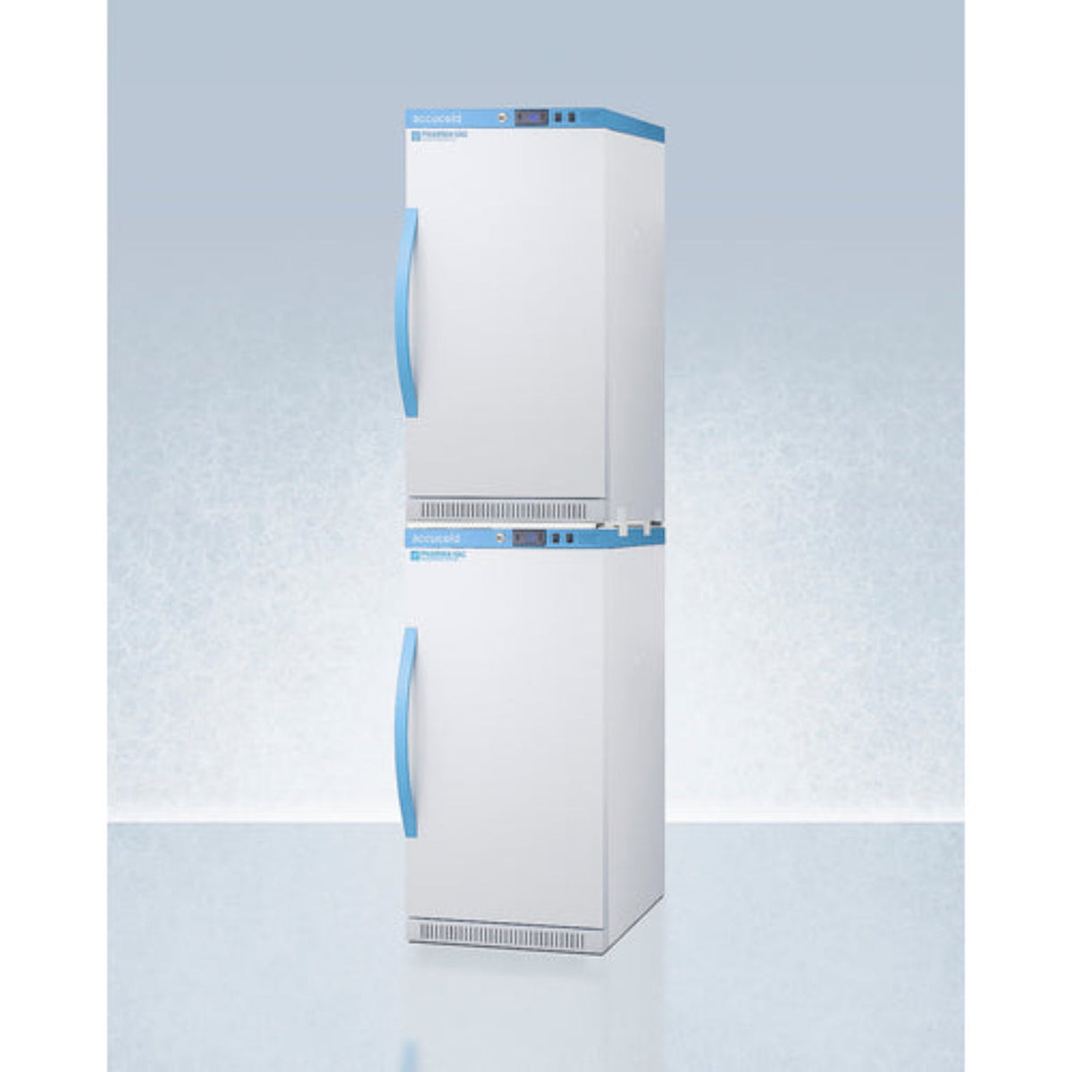 Accucold - 20" Wide Performance Series All-Refrigerator/All-Freezer Combination - ARS32PVBIADA-AFZ2PVBIADASTACK