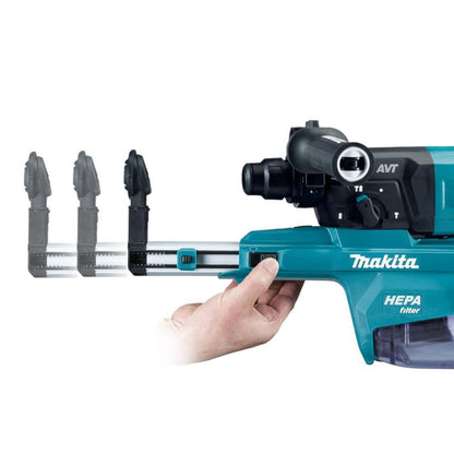 Makita 40V Max XGT️ 1-1/8in AVT Rotary Hammer Kit with Dust Extractor & FREE Makita GRH07ZW - GRH07M1W