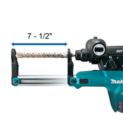 Makita 40V Max XGT️ 1-1/8in AVT Rotary Hammer Kit with Dust Extractor & FREE Makita GRH07ZW - GRH07M1W
