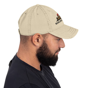 Mancave Backyard Distressed Dad Hat