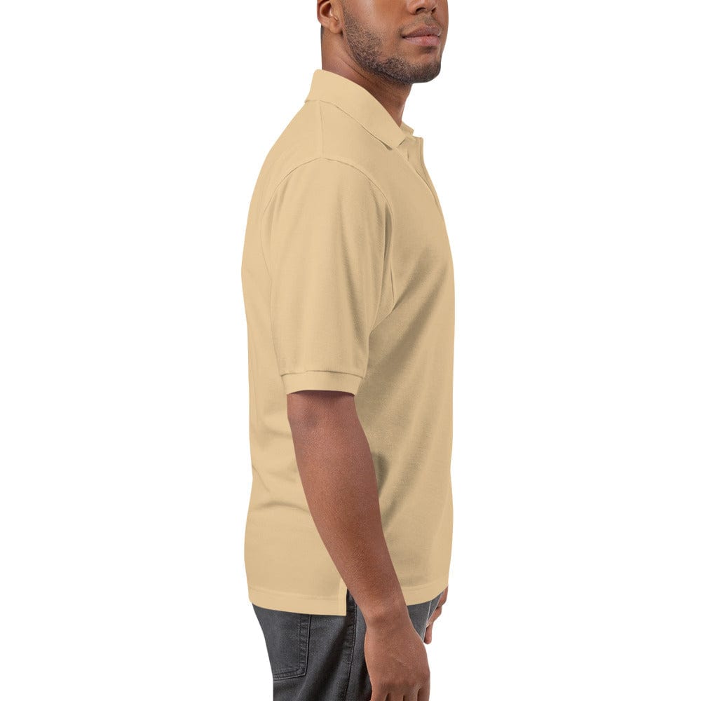 Mancave Backyard Men's Premium Polo