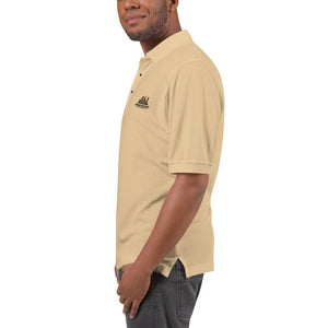 Mancave Backyard Men's Premium Polo