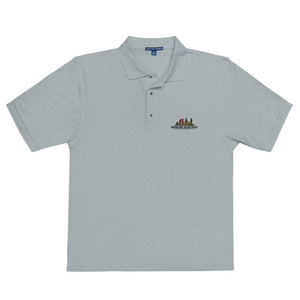 Mancave Backyard Men's Premium Polo