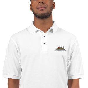 Mancave Backyard Men's Premium Polo