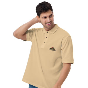 Mancave Backyard Men's Premium Polo