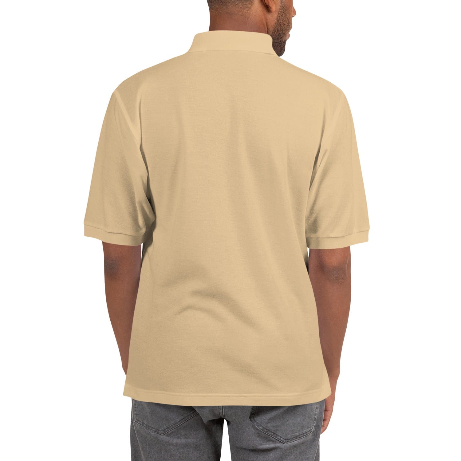 Mancave Backyard Men's Premium Polo