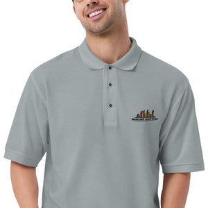 Mancave Backyard Men's Premium Polo