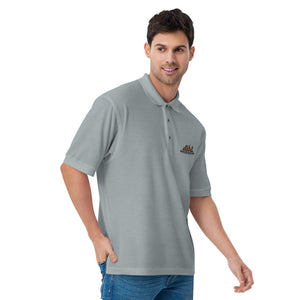 Mancave Backyard Men's Premium Polo