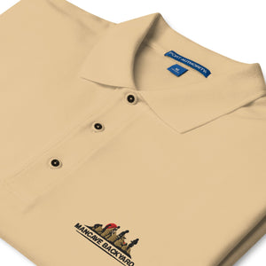 Mancave Backyard Men's Premium Polo