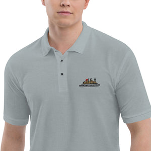 Mancave Backyard Men's Premium Polo