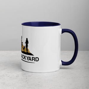 Mancave Backyard Mug with Color Inside