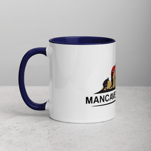 Mancave Backyard Mug with Color Inside