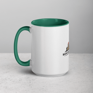 Mancave Backyard Mug with Color Inside