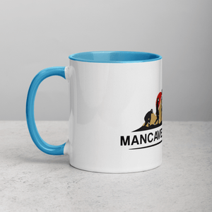 Mancave Backyard Mug with Color Inside