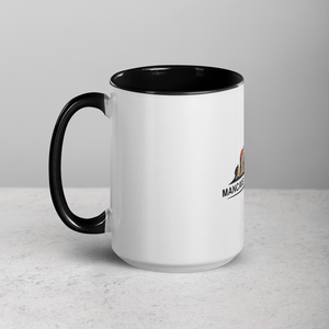 Mancave Backyard Mug with Color Inside