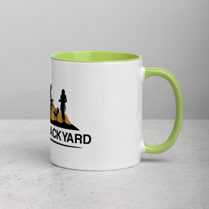 Mancave Backyard Mug with Color Inside