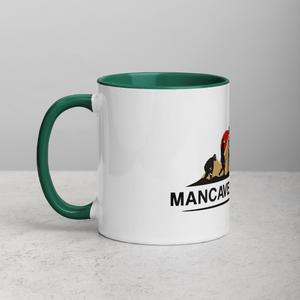 Mancave Backyard Mug with Color Inside