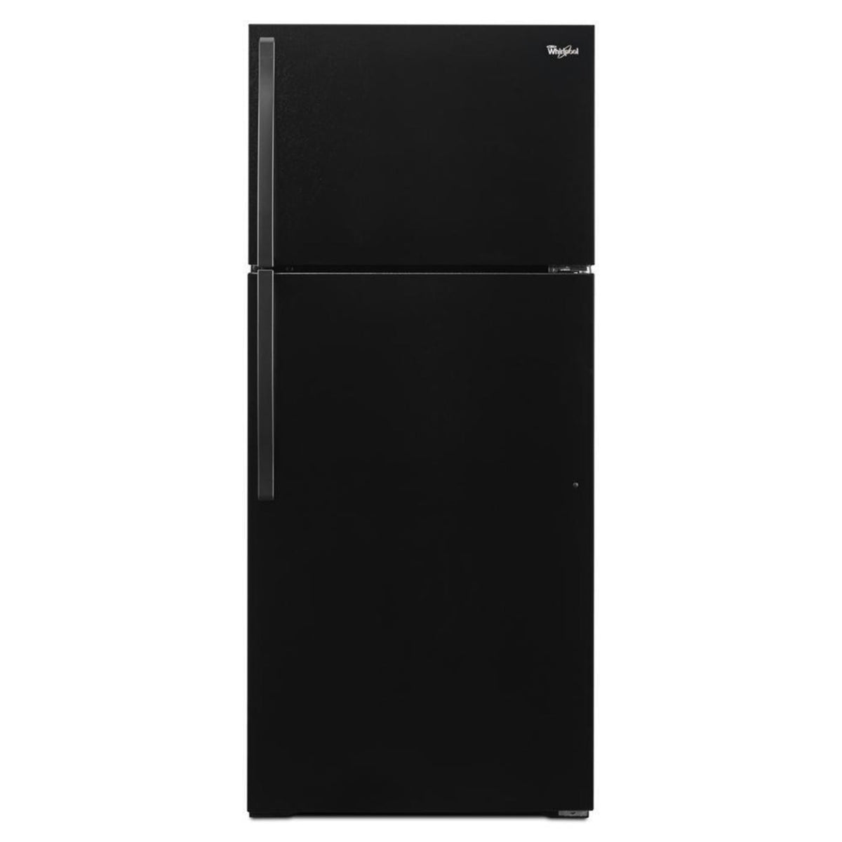 WHIRLPOOL 28-inch Wide Top Freezer Refrigerator - 14 cu. ft. Black - WRT314TFDB