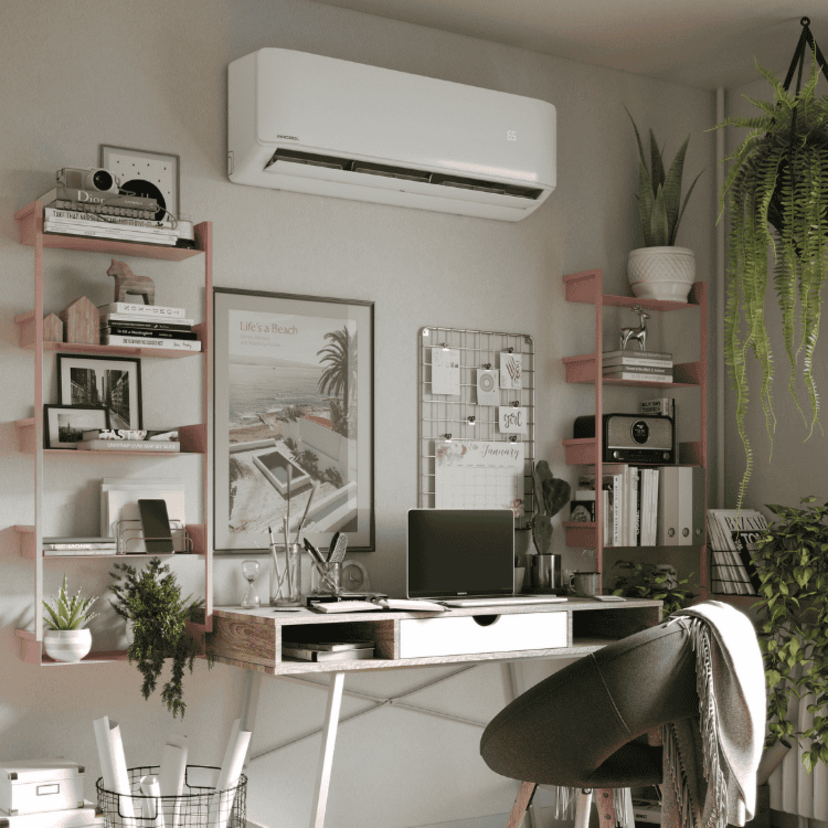 MRCOOL DIY 5th Gen 2-Zone 21,000 BTU Ductless Mini Split Air Conditioner & Heat Pump (9K+12K), -  DIY2-B-18HP0912