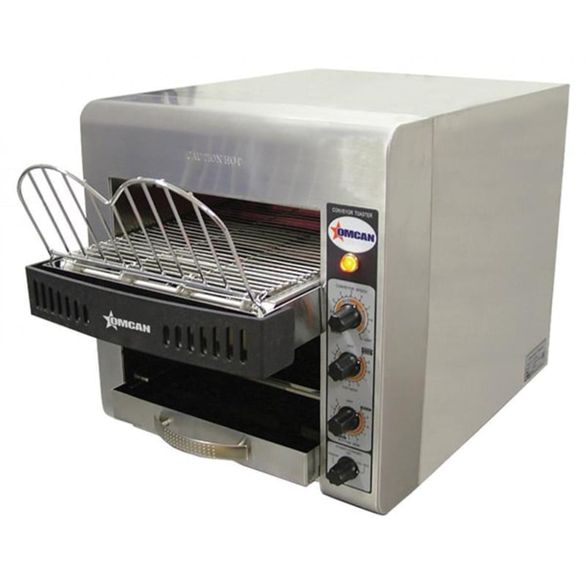 Omcan Conveyor Toaster Stainless Steel 10-inch Belt - 11385