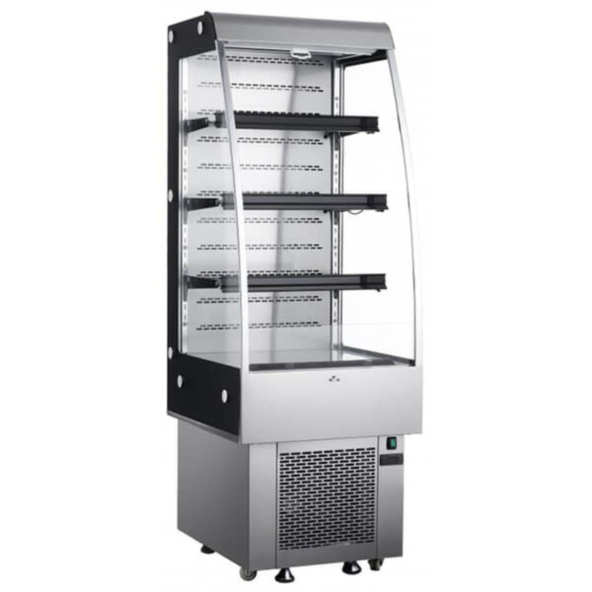 Omcan 27" Stainless Steel Vertical Air Curtain Merchandiser - 8.9 Cu. Ft. - 25825