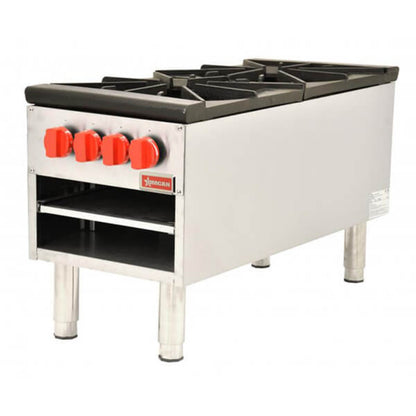 Omcan Natural Gas Stock Pot Range - 200,000 BTU - 37529