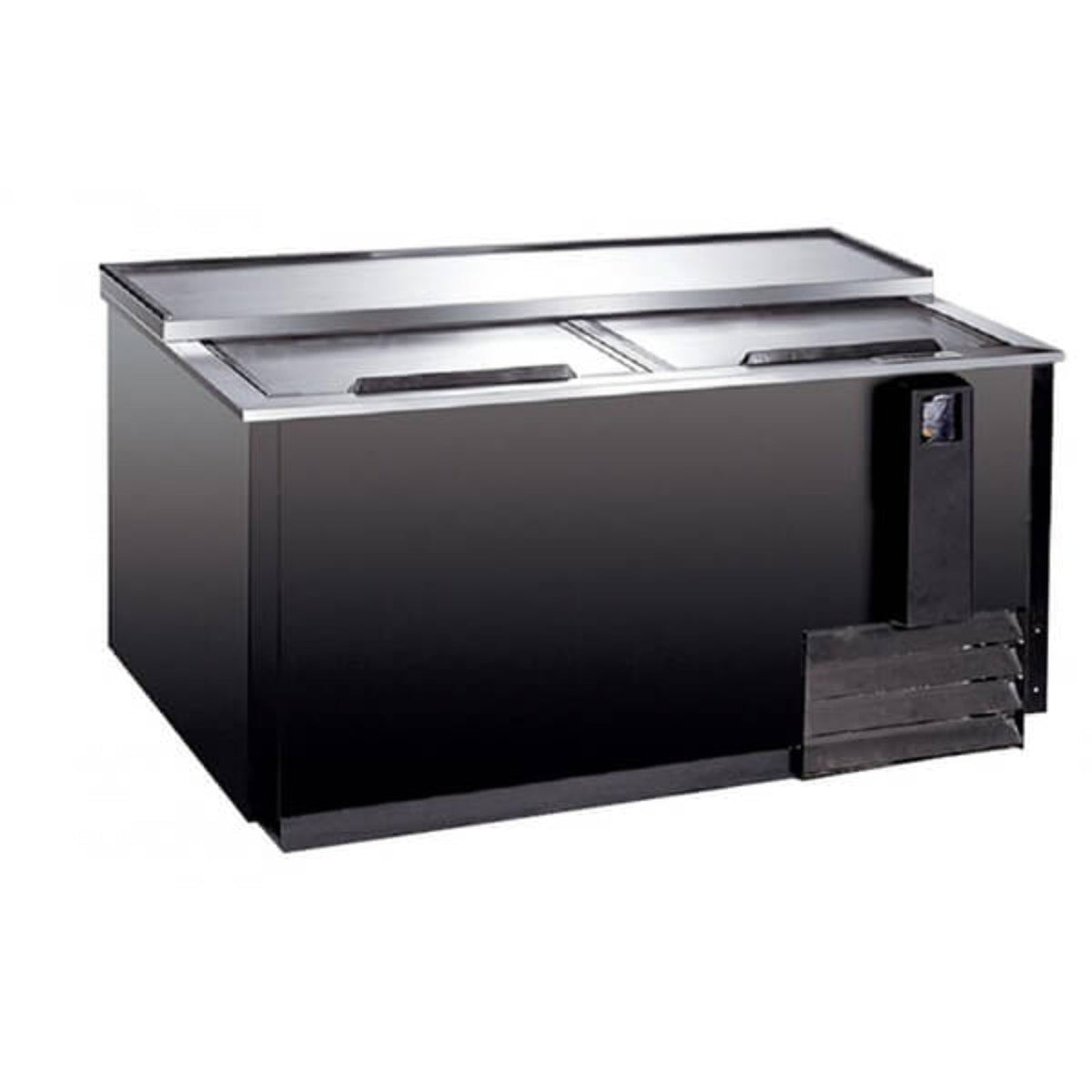 Omcan 64.5" Black Horizontal Bottle Cooler - Omcan-50040