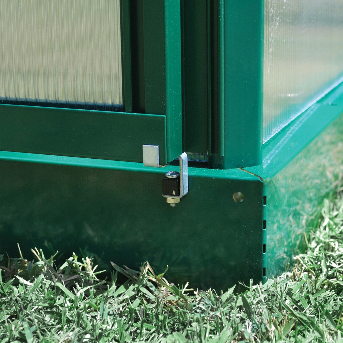 Palram - Canopia | Mythos Greenhouse Kit - 6 Ft Wide - Silver With 4mm Twin-wall Polycarbonate Glazing - HG5005